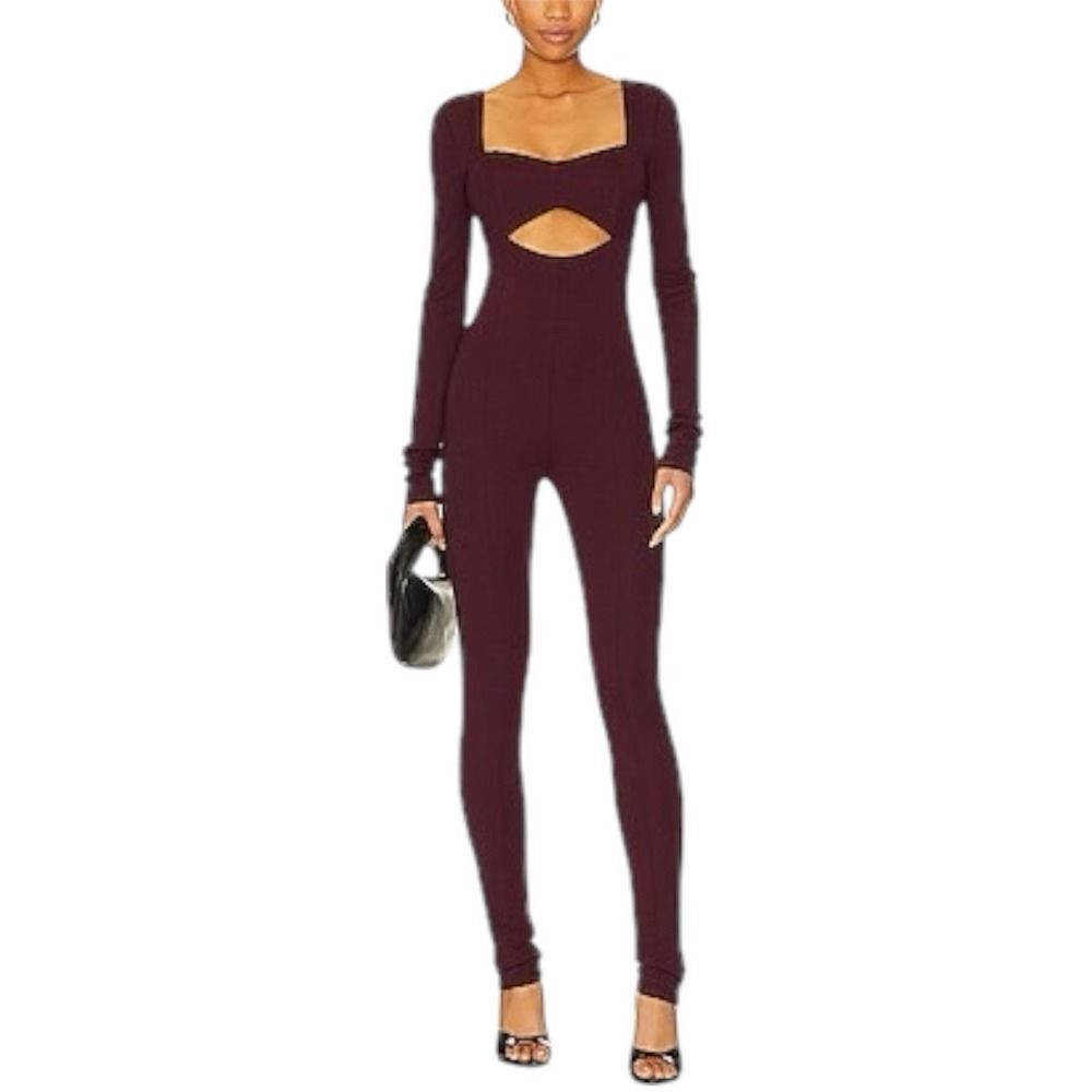 Lovers and Friends Tanya Jumpsuit. Midnight Burgundy. Sz M